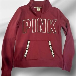Women’s Victorias Secret PINK quarter zip pullover size M